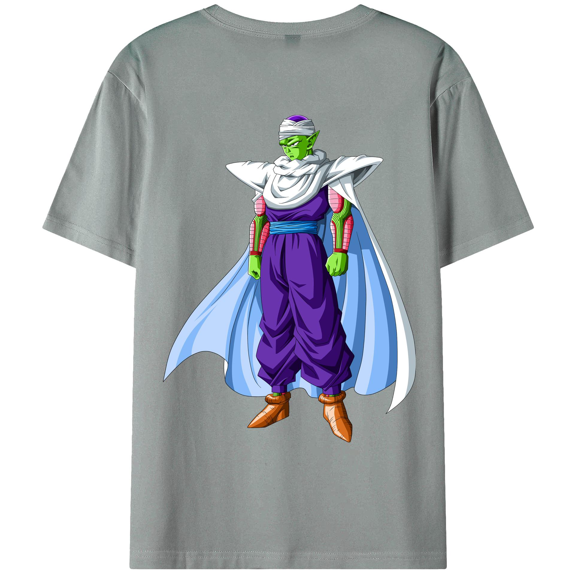 （画像用） ドラゴンボール ピッコロ DRAGON BALL Piccolo 綿100％ メンズ半袖Tシャツ（バックプリント） 通気性